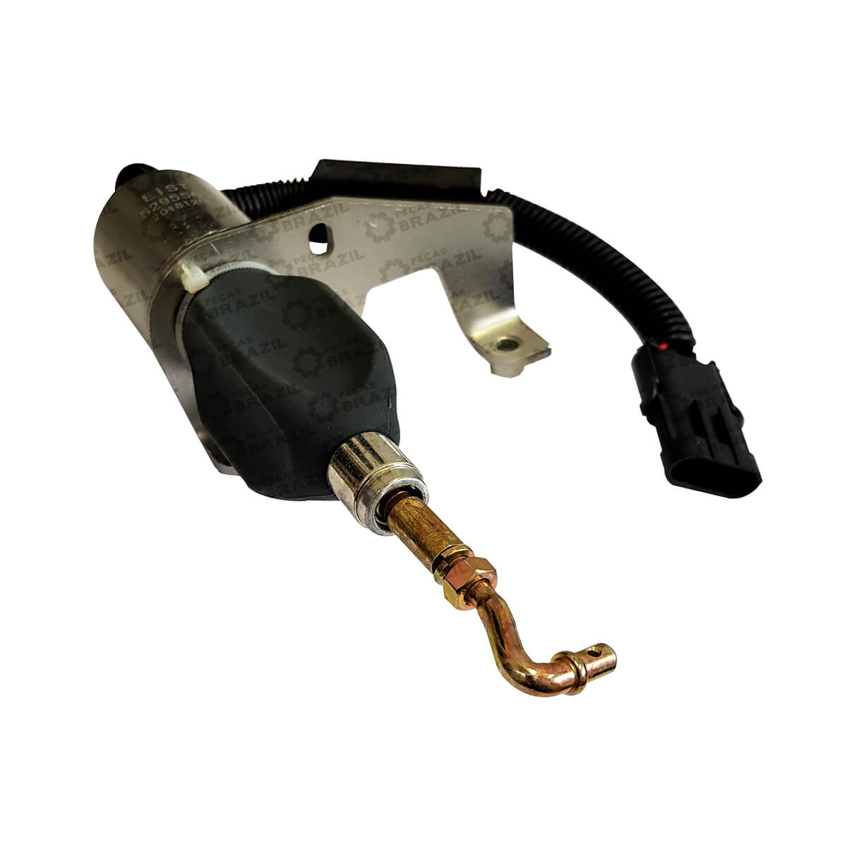 Válvula Solenoide De Parada Do Motor - Cu...