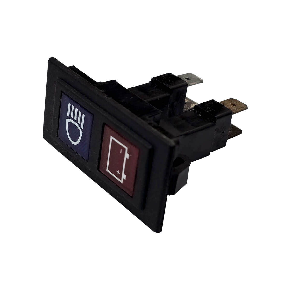 Botao Indicador Luz de Bateria e Farol Al...